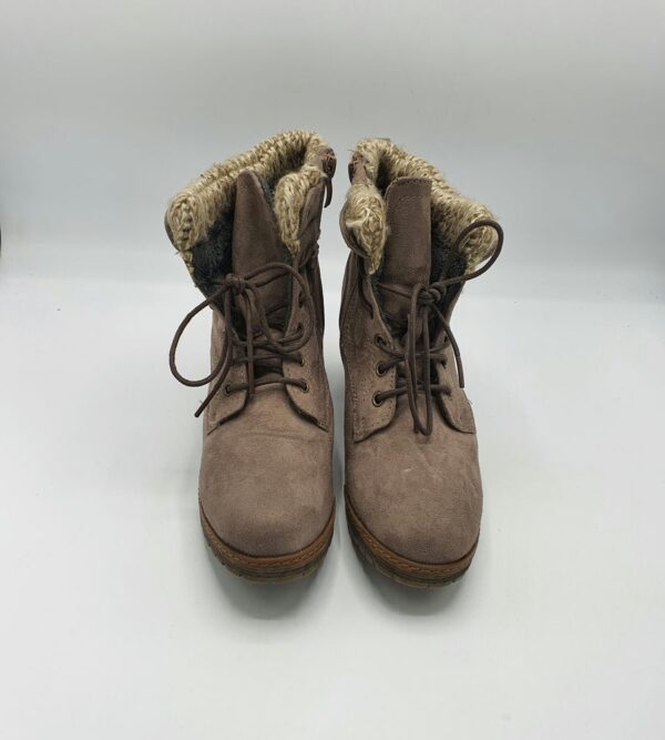 Ghete  dama Street Shoes 37 material textil , maro - imagine 2