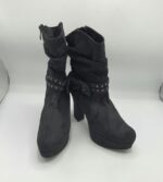 Cizme dama Marco Tozzi  41 material textil , negru (imblanite)