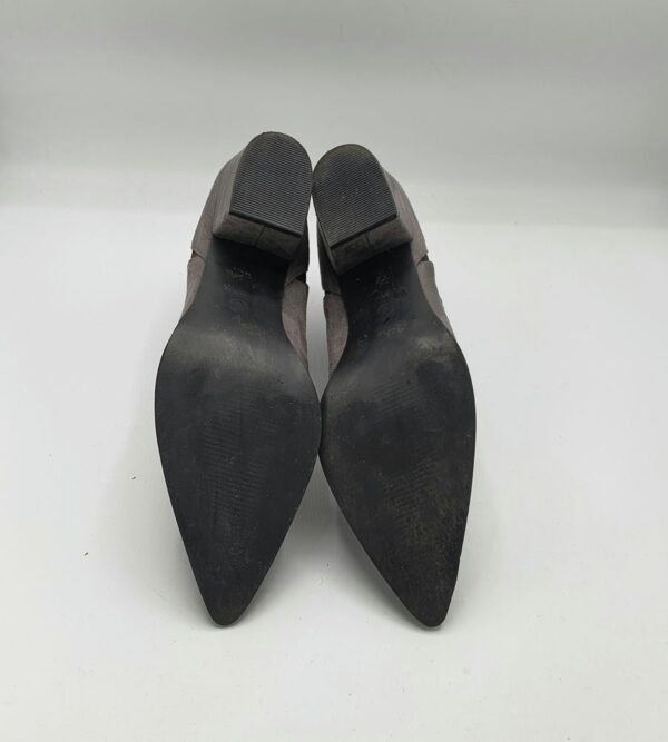 Botine dama 39 material textil , gri - imagine 4