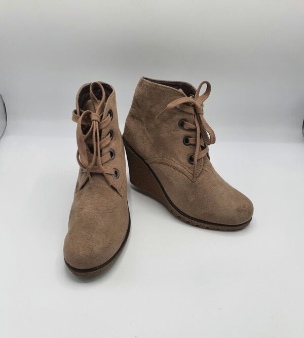 Botine dama  Spicy 38 material textil , maro - imagine 1