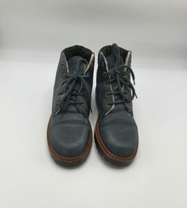 Ghete dama Rieker 36 piele , albastru (imblanite) - imagine 2