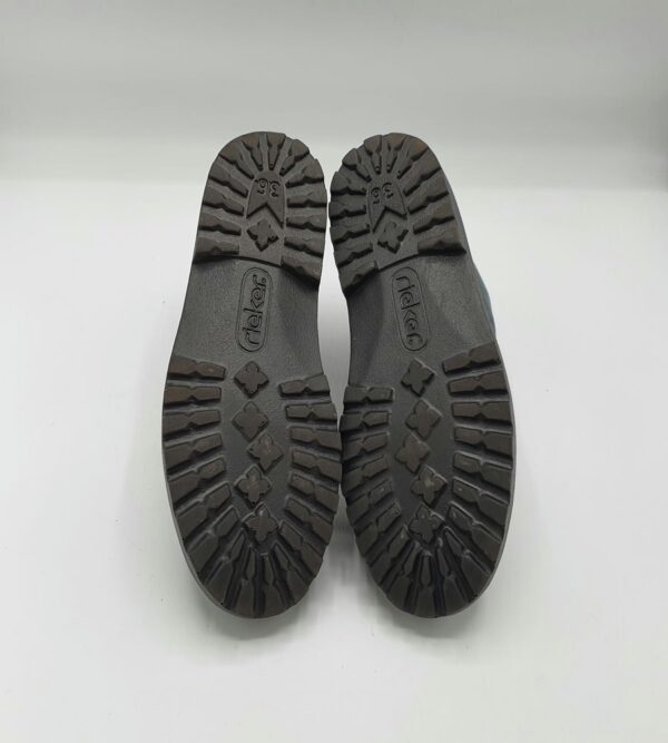 Ghete  dama Rieker 36  piele , albastru (imblanite) - imagine 4