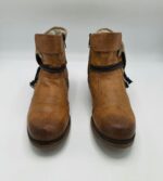 Botine dama  Rieker 40  imitatie de piele , maro (imblanite) - imagine 2