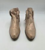 Botine  dama Mjus 39 imitatie de piele , crem - imagine 2