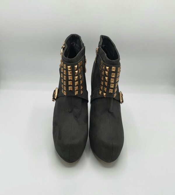 Botine  dama 40 material textil , negru - imagine 2