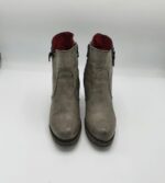 Botine dama S'Oliver 36 imitatie de piele , gri - imagine 2
