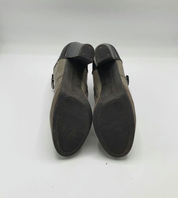 Botine dama S'Oliver 36 imitatie de piele , gri - imagine 4
