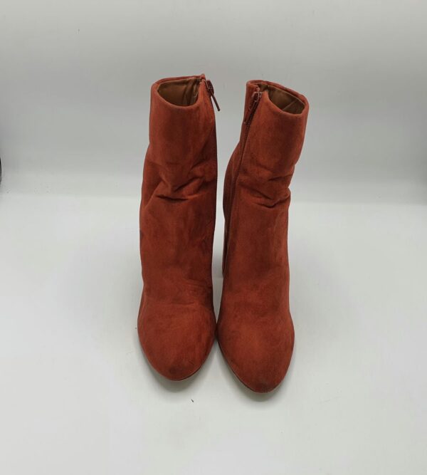 Botine  dama Just Fab 37 material textil , maro - imagine 2