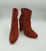Botine  dama Just Fab 37 material textil , maro