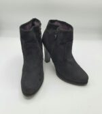 Botine dama  S'Oliver 39 material textil , negru