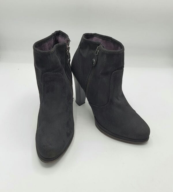 Botine dama  S'Oliver 39 material textil , negru - imagine 1