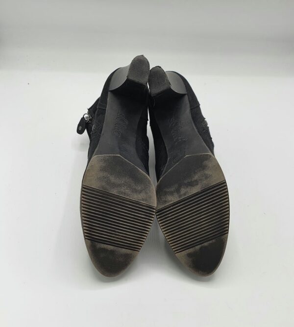 Botine dama  S'Oliver 39 material textil , negru - imagine 4