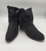 Botine  dama Jane Klain 38 material textil , negru