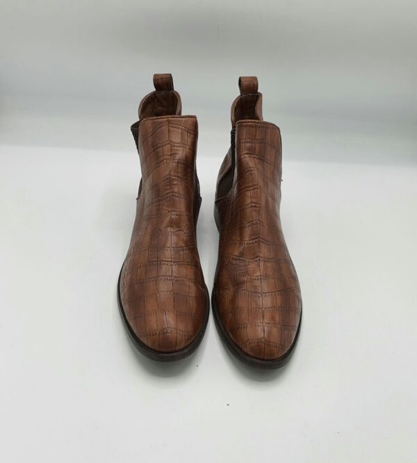 Botine  dama Graceland 37 imitatie de piele , maro - imagine 2