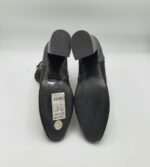 Botine  dama New Look 39 imitatie de piele , material textil , negru - imagine 4