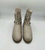 Botine  dama Merry Scott 39 imitatie de piele , gri - imagine 2