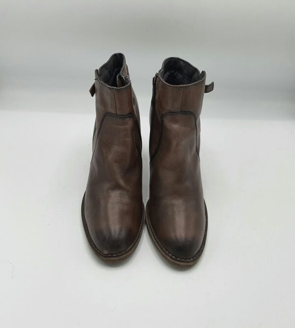 Botine  dama S 'Oliver 38 imitatie de piele , maro - imagine 4