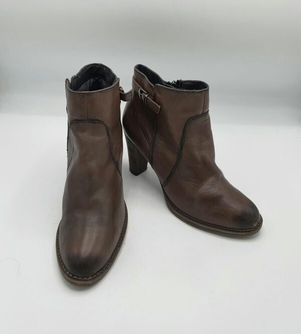 Botine  dama S 'Oliver 38 imitatie de piele , maro - imagine 1