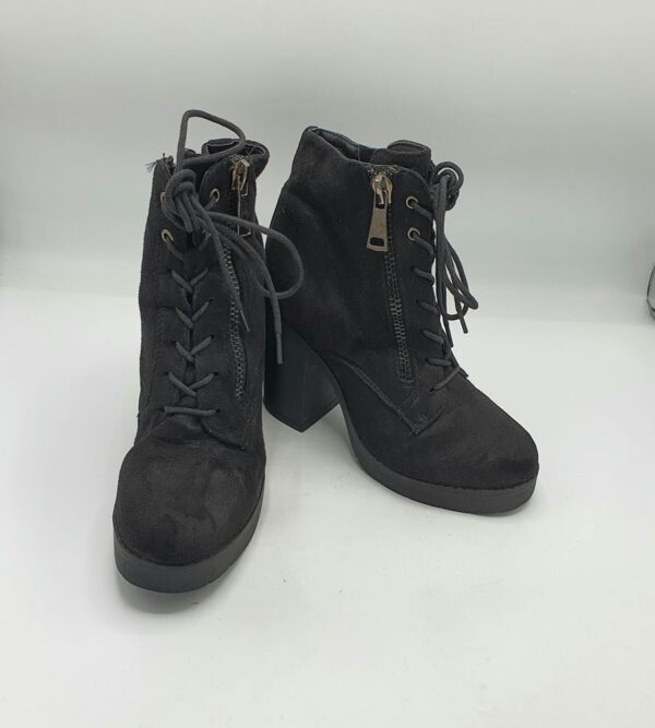 Botine dama Selected 38 material textil , negru - imagine 1