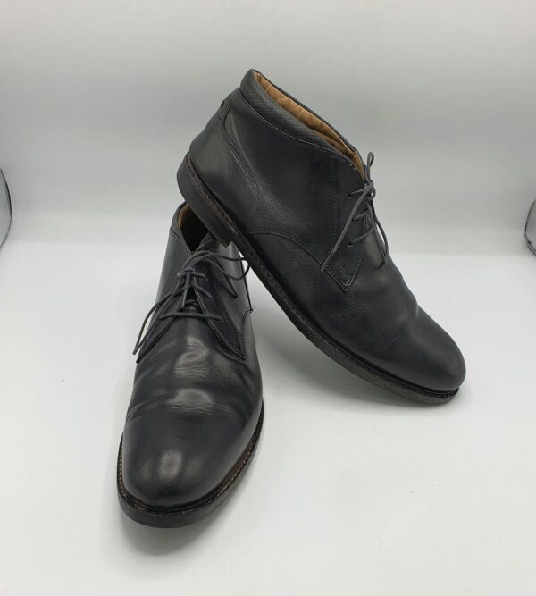 Ghete  barbati Barlow 45 piele  , negru - imagine 1