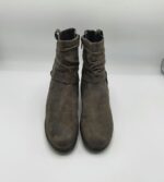 Botine  dama Gabor 41 piele  , gri - imagine 2