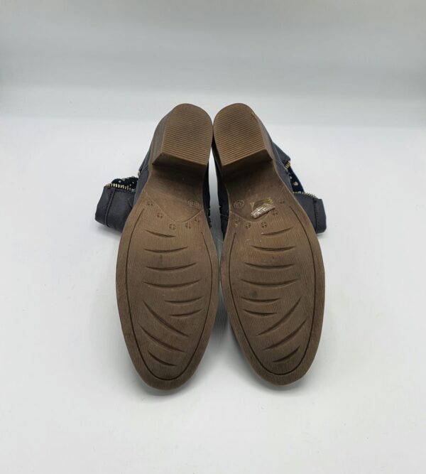 Botine  dama Mode Queen 38 imitatie de piele , gri - imagine 4