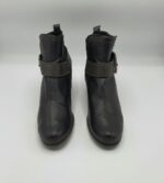 Botine  dama Jana 40 imitatie de piele , material textil , negru - imagine 2
