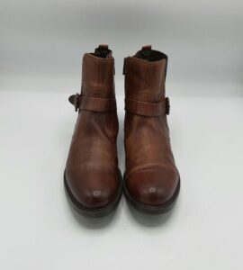Botine  dama Tamaris 39 piele , maro - imagine 2