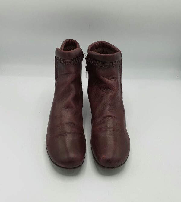 Ghete dama Gabor 38 piele , maro - imagine 2