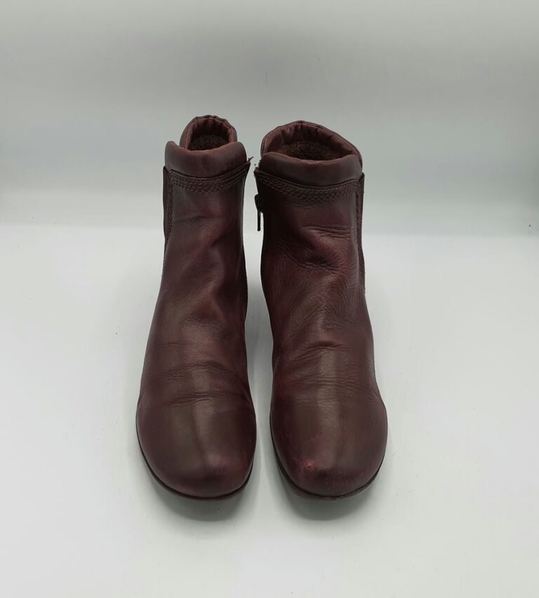 Ghete dama Gabor 38 piele , maro - imagine 2