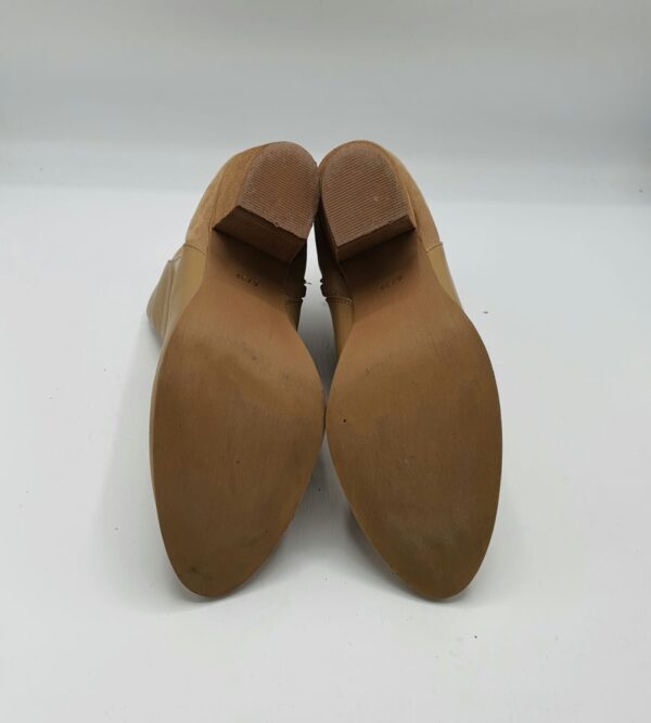 Botine dama Next 39 imitatie de piele , material textil , maro - imagine 4