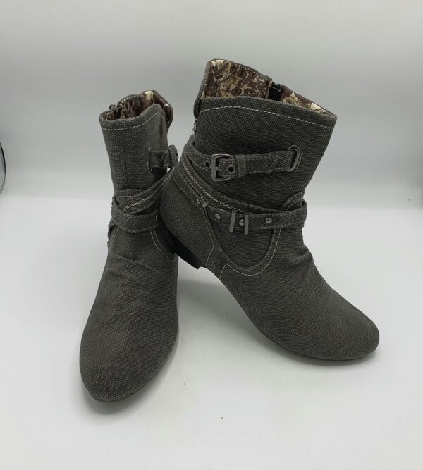 Botine dama  Pascottini 41 material textil , gri - imagine 1