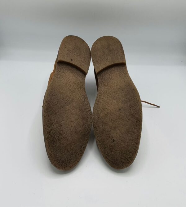 Ghete barbati  Sole 44 piele intoarsa , maro - imagine 4