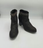 Botine dama 39 material textil , negru