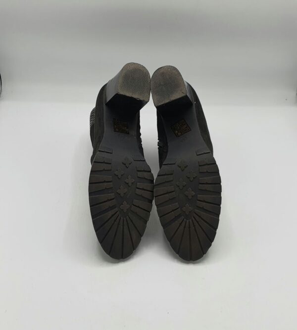 Botine dama 39 material textil , negru - imagine 4