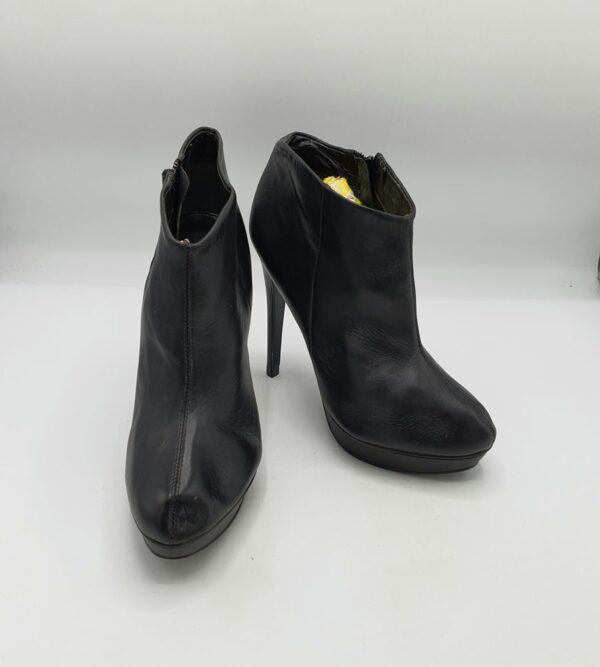 Botine  dama Buffalo 40 piele  , negru - imagine 1