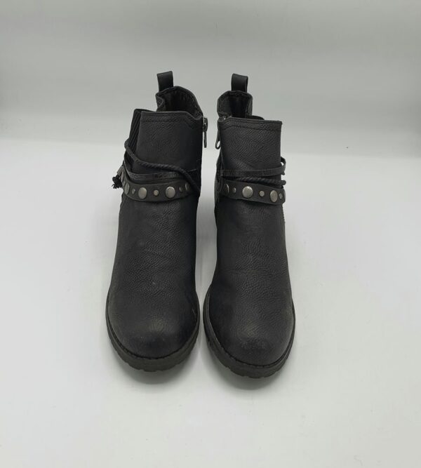 Botine dama Tom Tailor 38 imitatie de piele , negru - imagine 3
