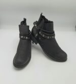 Botine dama Tom Tailor 38 imitatie de piele , negru