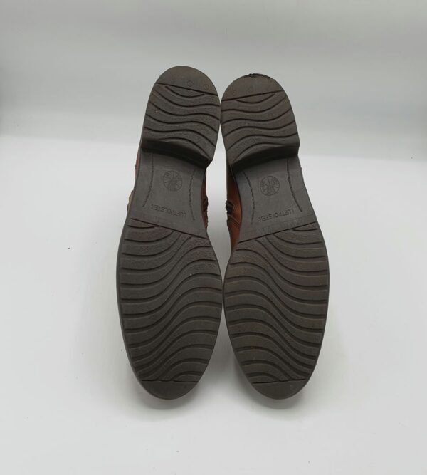 Botine dama 37.5 piele , maro - imagine 2