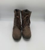 Botine  dama Sum Sum 39 material textil , gri negru (imblanite) - imagine 3