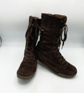 Cizme dama Dockers 40 piele intoarsa , maro