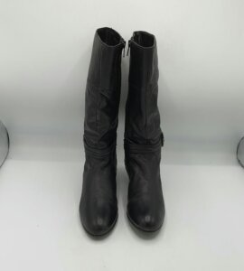 Cizme dama Profile 37 piele , negru - imagine 3