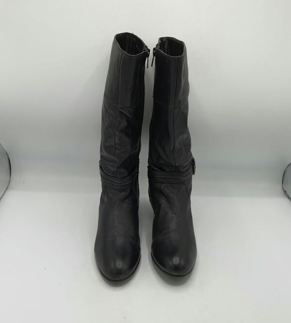 Cizme dama Profile 37 piele , negru - imagine 3