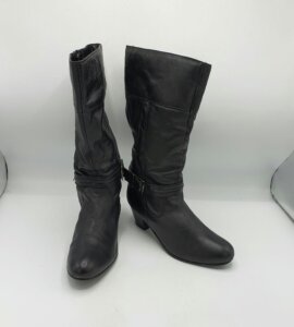 Cizme dama Profile 37 piele , negru