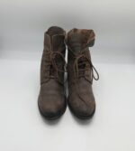 Botine  dama Tamaris 39 piele , maro negru - imagine 2