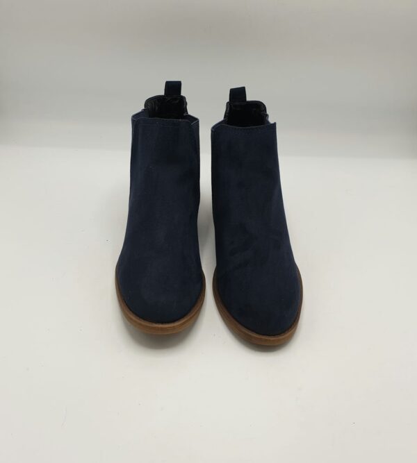 Botine dama M&S 37 material textil , bleumarin - imagine 3