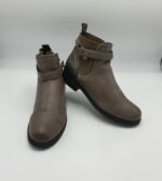 Botine dama Graceland 38 imitatie de piele , material textil , gri negru
