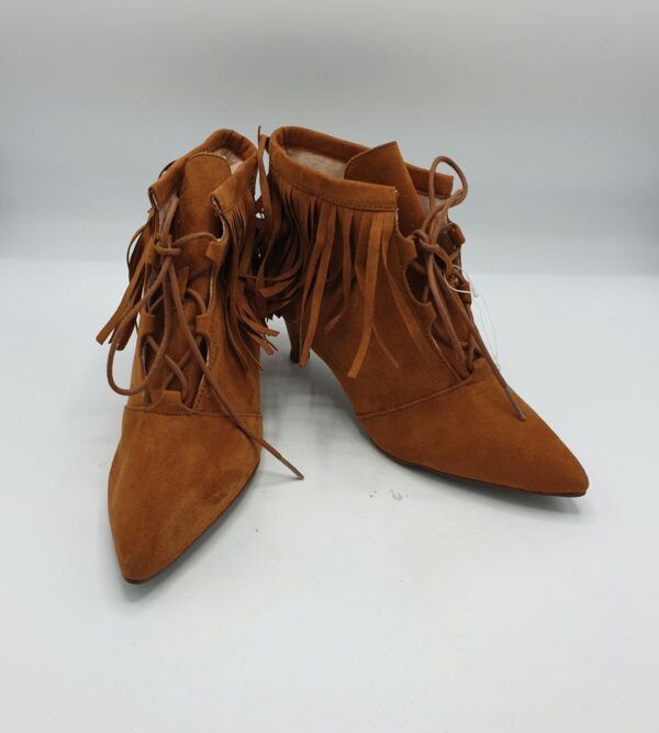 Botine dama C&A 40 material textil , maro - imagine 3
