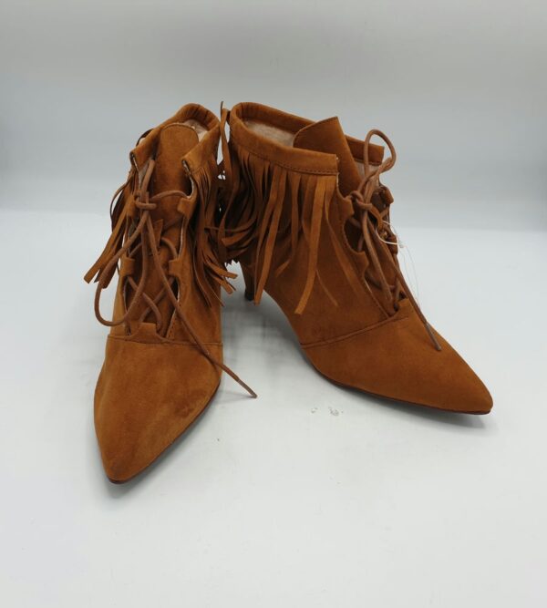 Botine dama C&A 40 material textil , maro - imagine 1