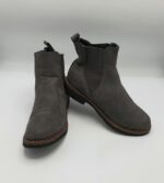 Botine  dama 38 imitatie de piele , gri